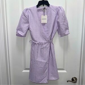 NWT Glamorous Short Sleeve Wrap Mini Dress